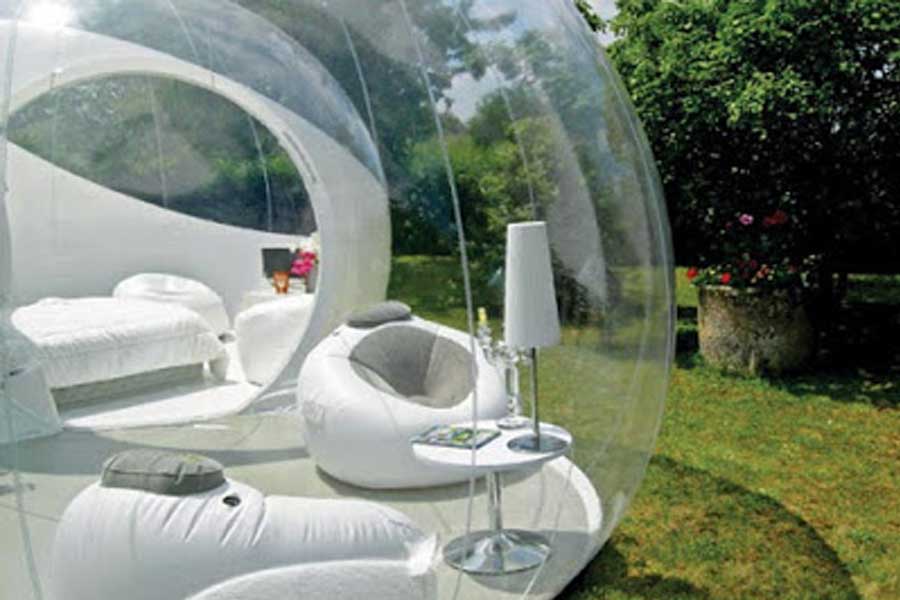 inflatable bubble dome