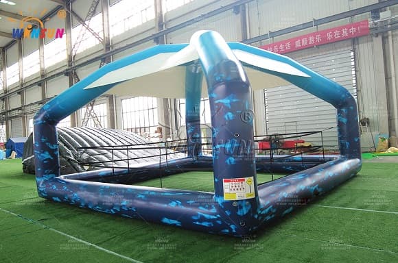 commercial-inflatable-boxing-ring-with-canopy