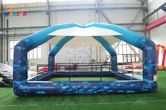 customized-inflatable-boxing-ring-with-canopy