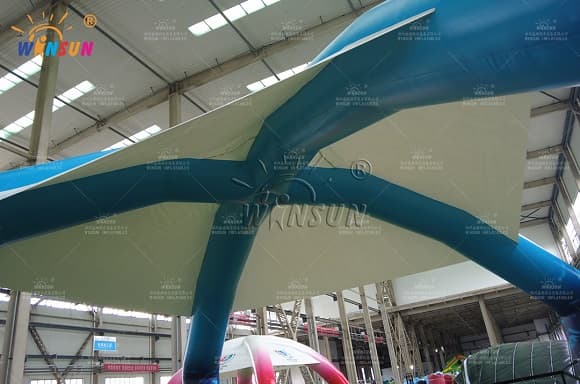 inflatable-boixng-ring-with-canopy-for-sale