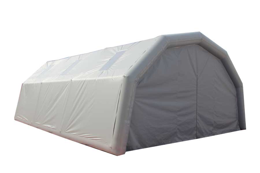 Airtight inflatable medical tent