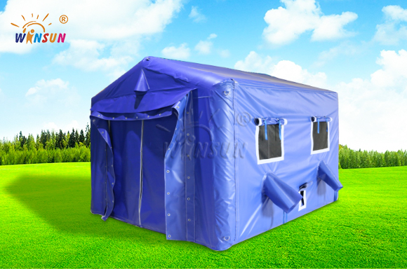 Airtight Inflatable Tent with Water Bags