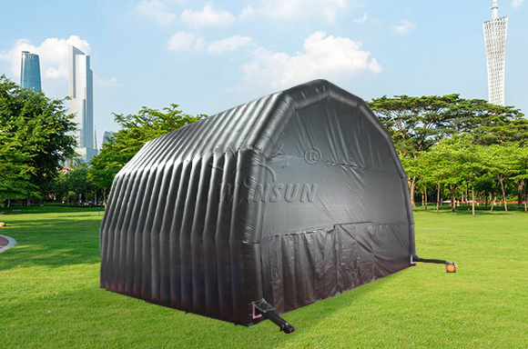 Inflatable Black Stage Cover Tent