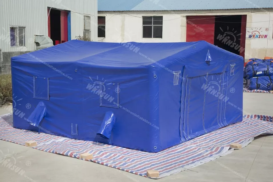 Competitive outdoor military inflatable house camping tent  for sale
