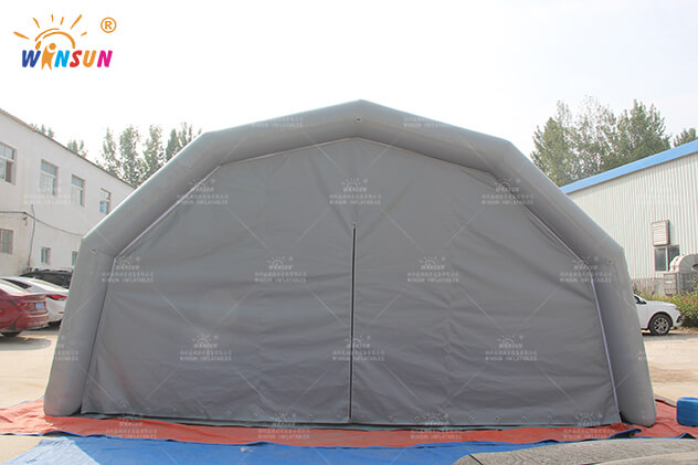 Gray Airtight Inflatable Tunnel Tent