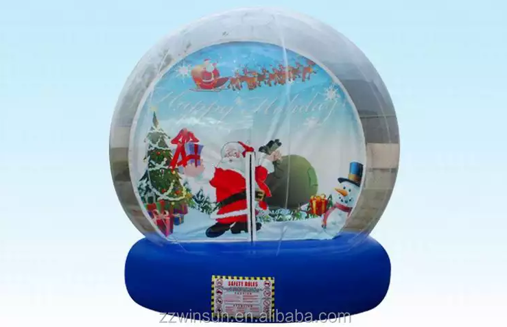 Inflatable Snow Globe Dome Tent